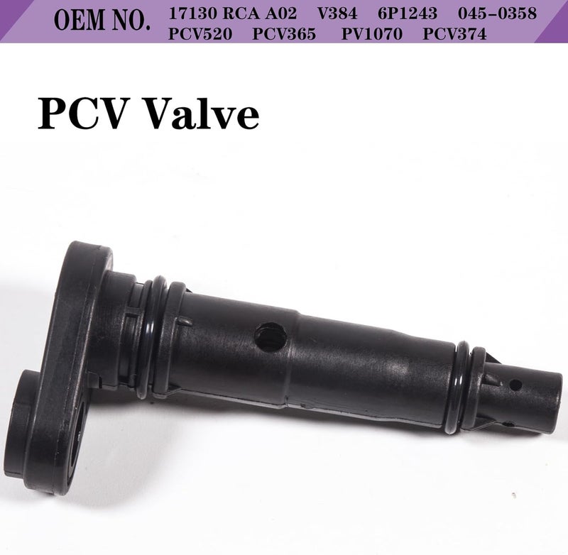 LYNSHINE 17130-RCA-A02,V384,6P1243,PCV Valve For Acura Mdx Rdx Rl Rlx Tl Tlx Tsx ;honda Accord Crosstour Crosstour Odyssey Passport Pilot Ridgeline;Saturn Vue,17130RCAA02 2.0 2.2 2.4 3.0 3.2 3.5 3.7L - Image 3